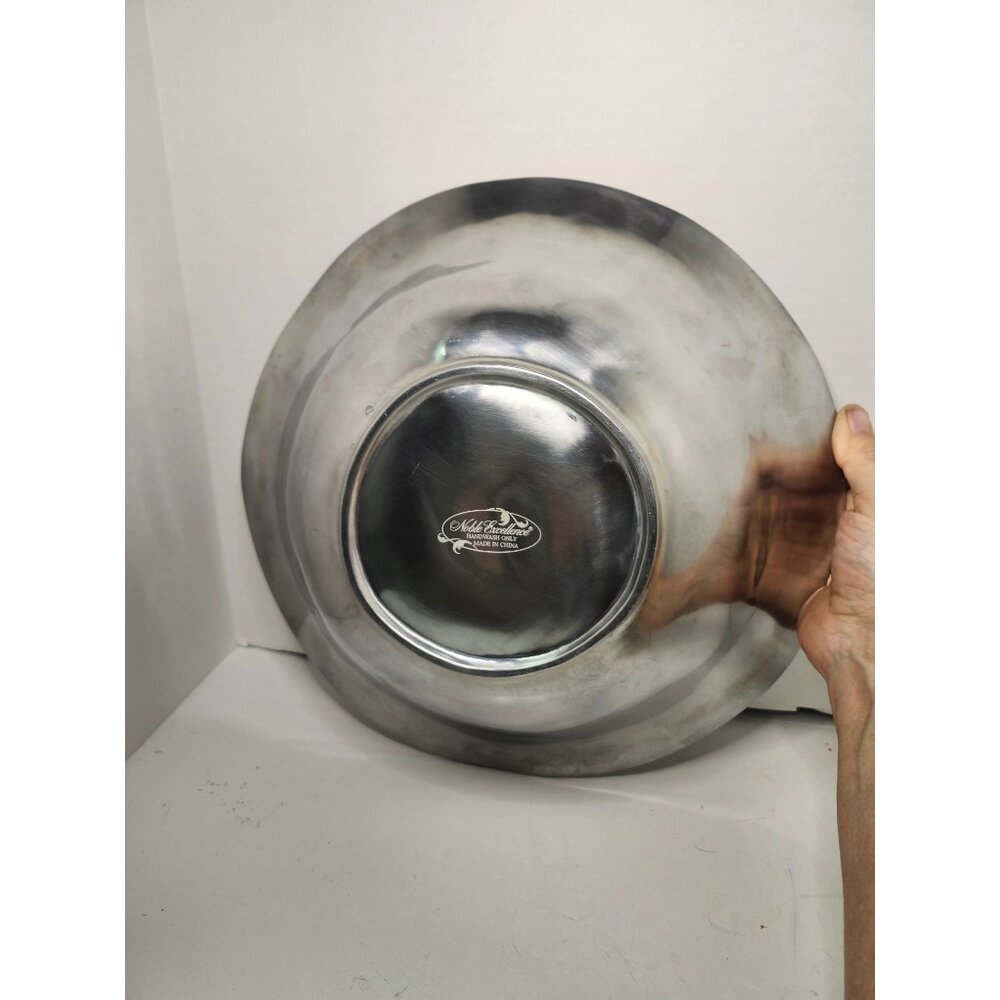 NOBLE EXCELLENCE PLATTER, SALAD BOWL, SALAD SERVERS - Picture 7 of 12